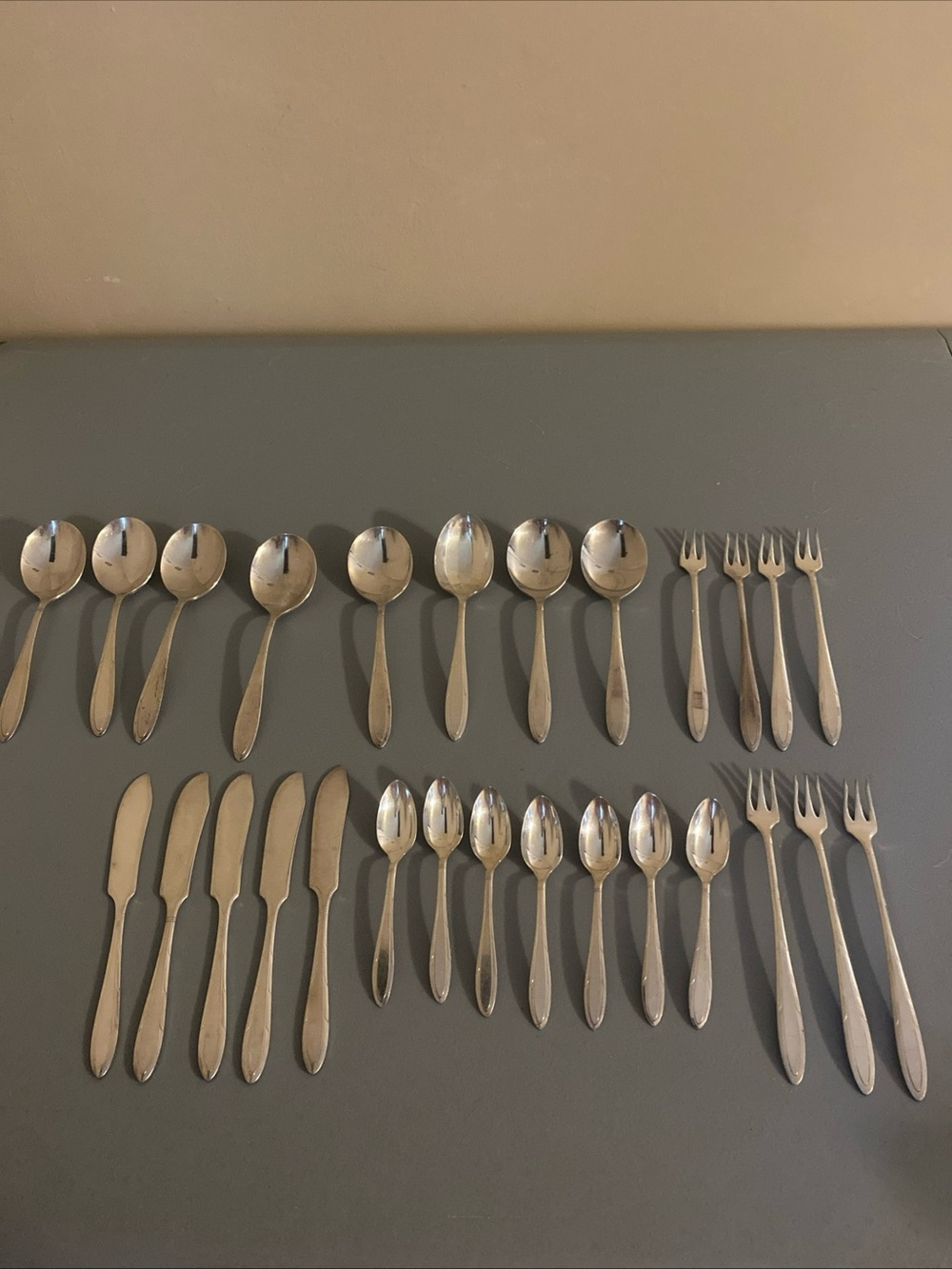 Oneida Nobility Plate Silverware Set - Picture 5 of 10